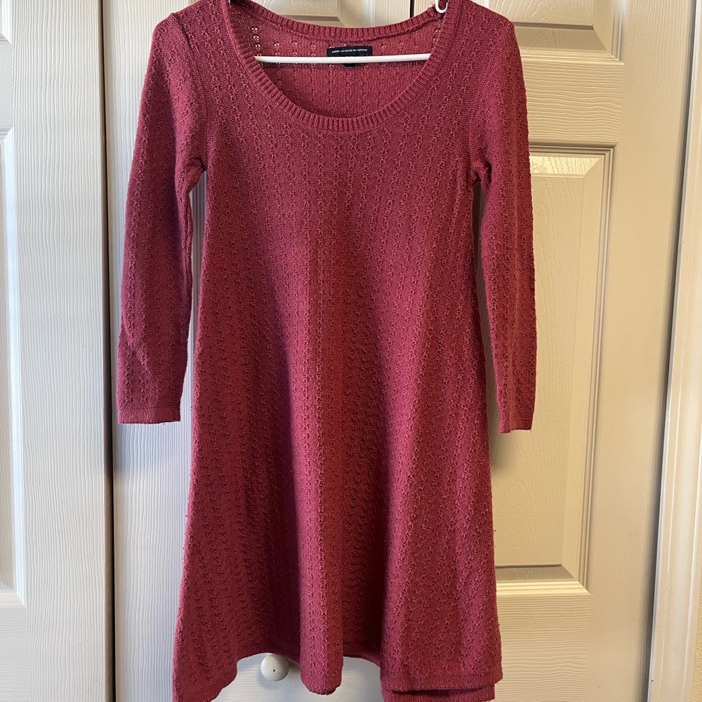 American Eagle Long Sleeved Sweater Dress